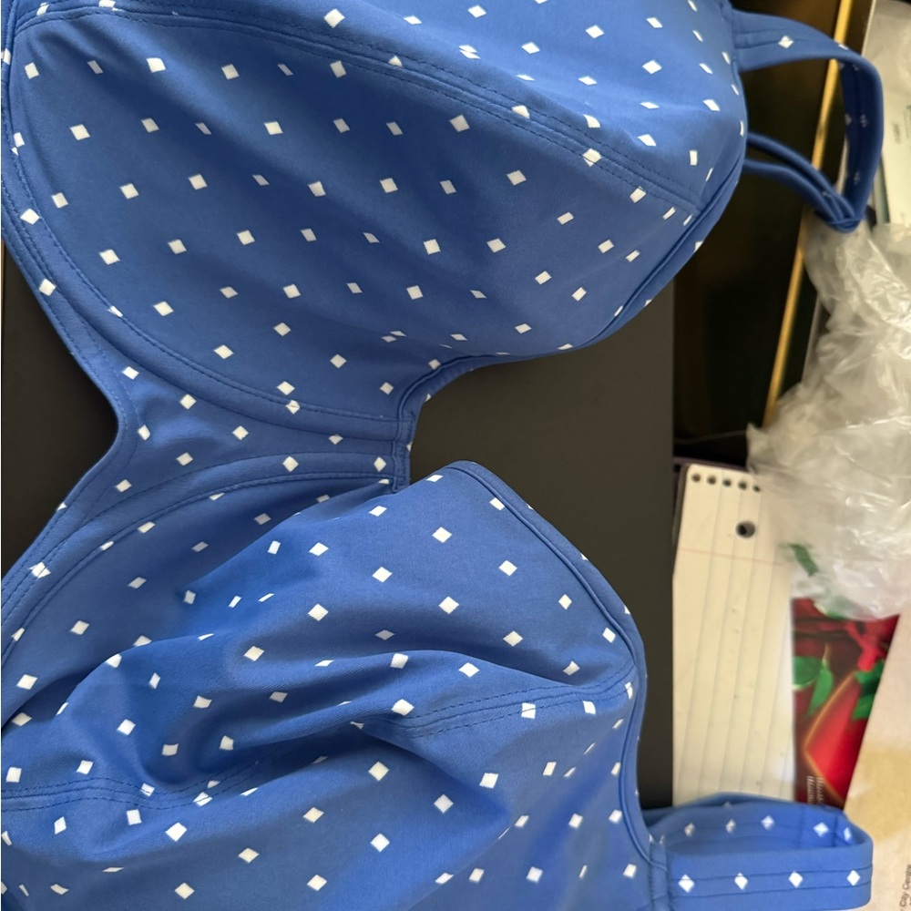 Freya Navy and White Patterned Bikini